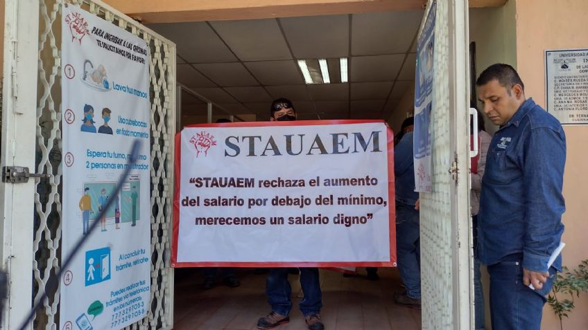 Tras amenaza de ir a huelga, trabajadores de la UAEM aceptan acuerdos; así quedan los aumentos