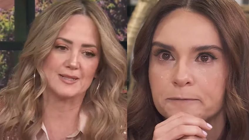 ¡Desconsoladas! Tras su divorcio, Andrea Legarreta ahora llora la separación de Tania Rincón en 'Hoy'