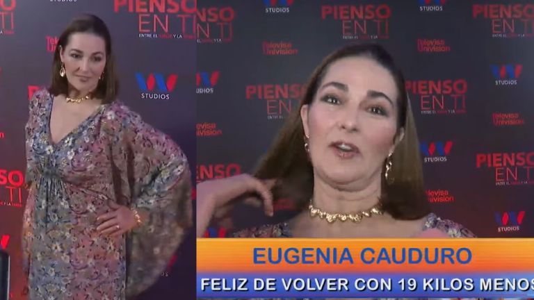 Eugenia presumió que bajó 19 kilos