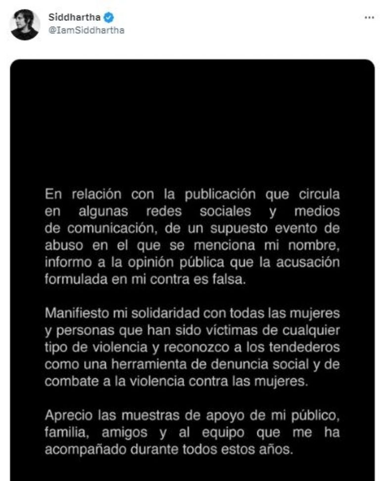 Comunicado de Siddhartha 