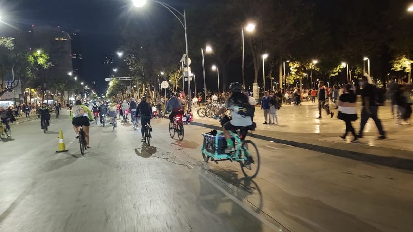 Recibe la primavera en Paseo de la Reforma con el segundo paseo nocturno “Muévete bici” en la CDMX
