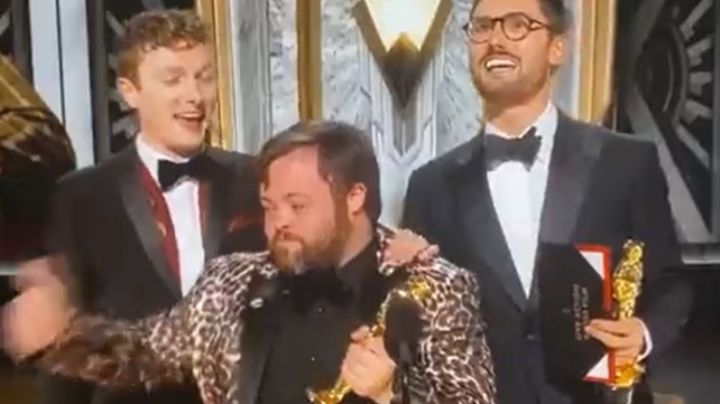 (VIDEO) "Happy Birthday to you": Así festejaron el cumpleaños de James Martin tras llevarse un Oscar