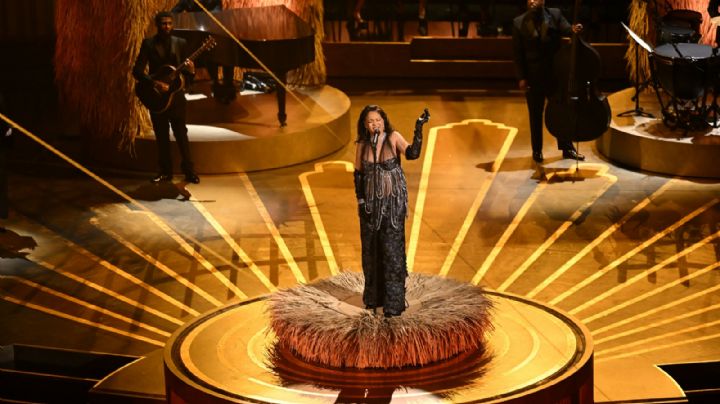 Embarazada y espectacular: Rihanna regresa y conquista el escenario en los Premios Oscar 2023
