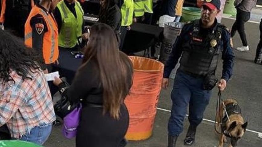 Con más de 100 mil pesos y cocaína detienen a tres en el Foro Sol durante concierto de Grupo Firme