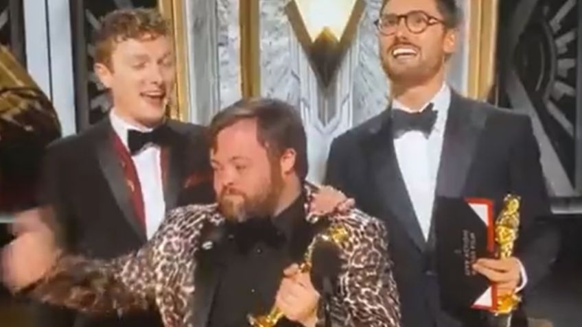 (VIDEO) "Happy Birthday to you": Así festejaron el cumpleaños de James Martin tras llevarse un Oscar