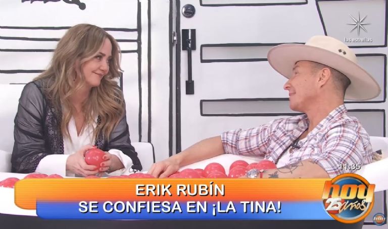 Erik se dejó ver muy conmovido