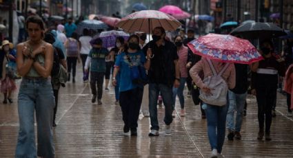 Clima CDMX: Se esperan fuertes lluvias, acompañadas de rayos y caída de granizo en la capital