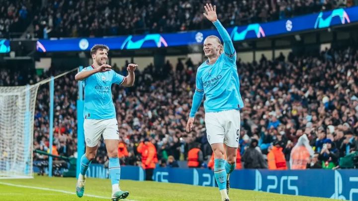 Haaland brilla con 'manita' en goleada del Manchester City sobre el Leipzig en Champions League
