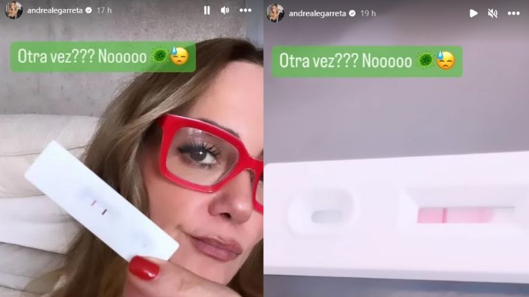 Andrea anuncia que dio positivo a Covid