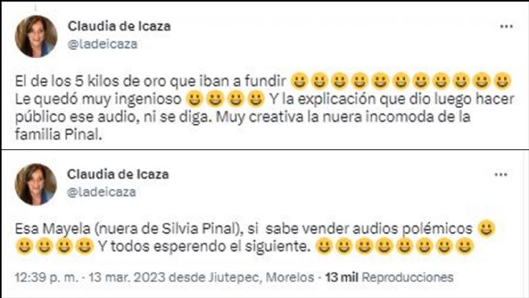 Tuits de Claudia Icaza