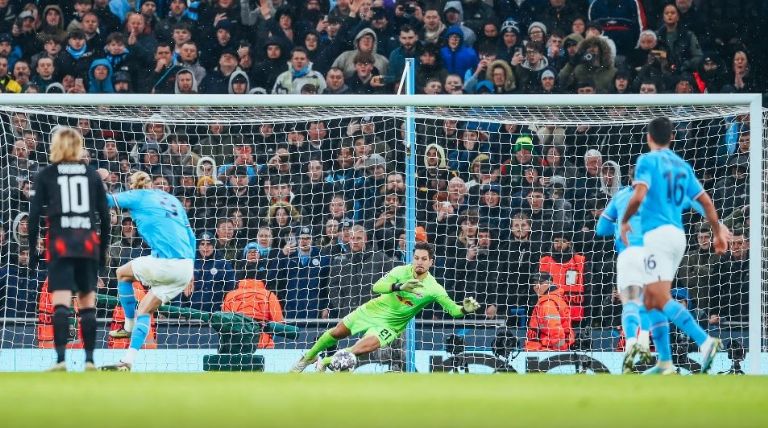 Haaland brilla con 'manita' en goleada del Manchester City sobre el Leipzig en Champions League