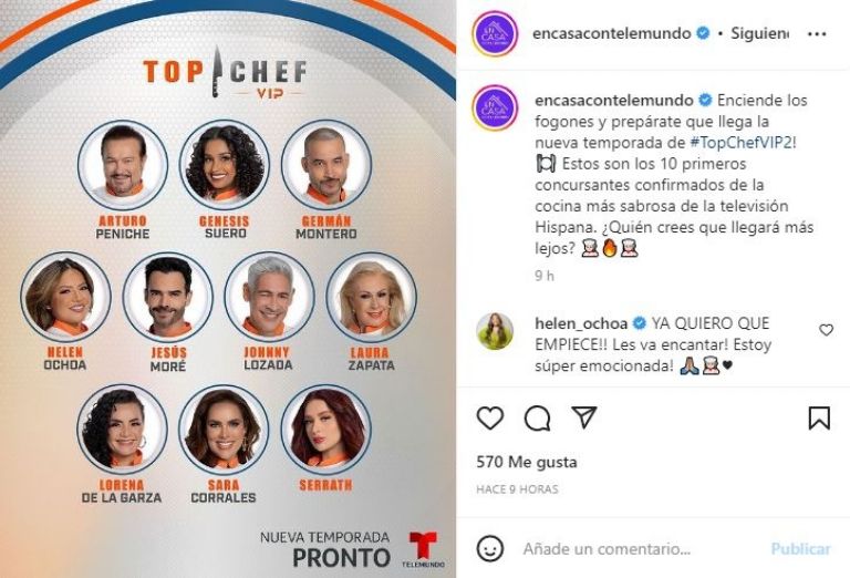 Participantes de Top Chef VIP