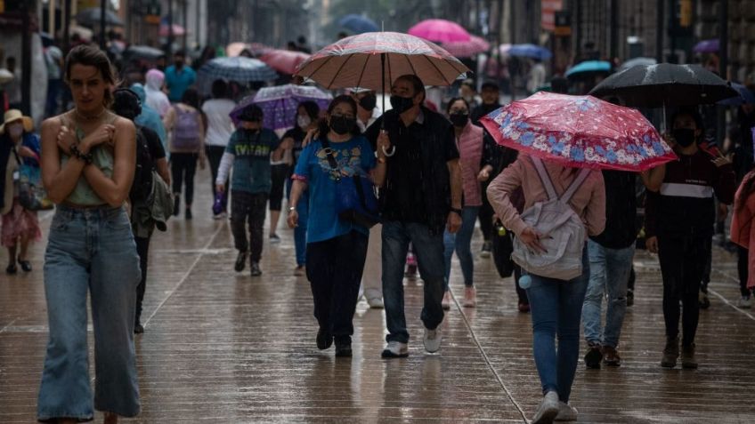 Clima CDMX: Se esperan fuertes lluvias, acompañadas de rayos y caída de granizo en la capital