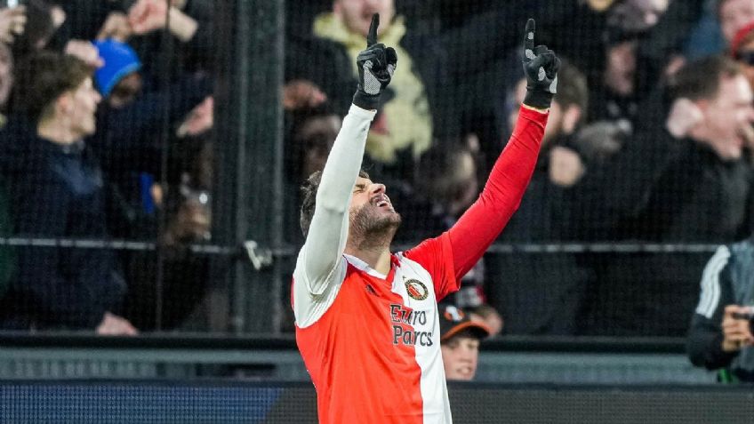 Con nuevo gol de Santiago Giménez, Feyenoord propina goleada al Shakhtar y avanza en Europa League