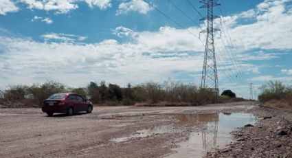 Lluvias ligeras exponen cientos de baches en varias calles de Ciudad Obregón