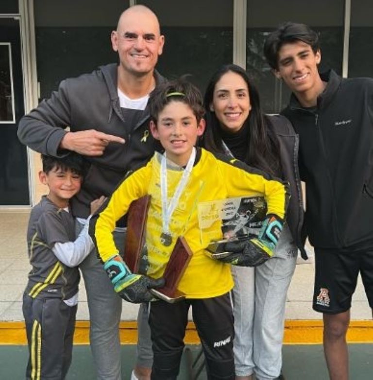 Cynthia y su familia