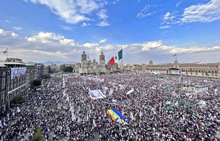 AMLO convocó a marcha en CDMX por la Expropiación Petrolera. Foto: Twitter