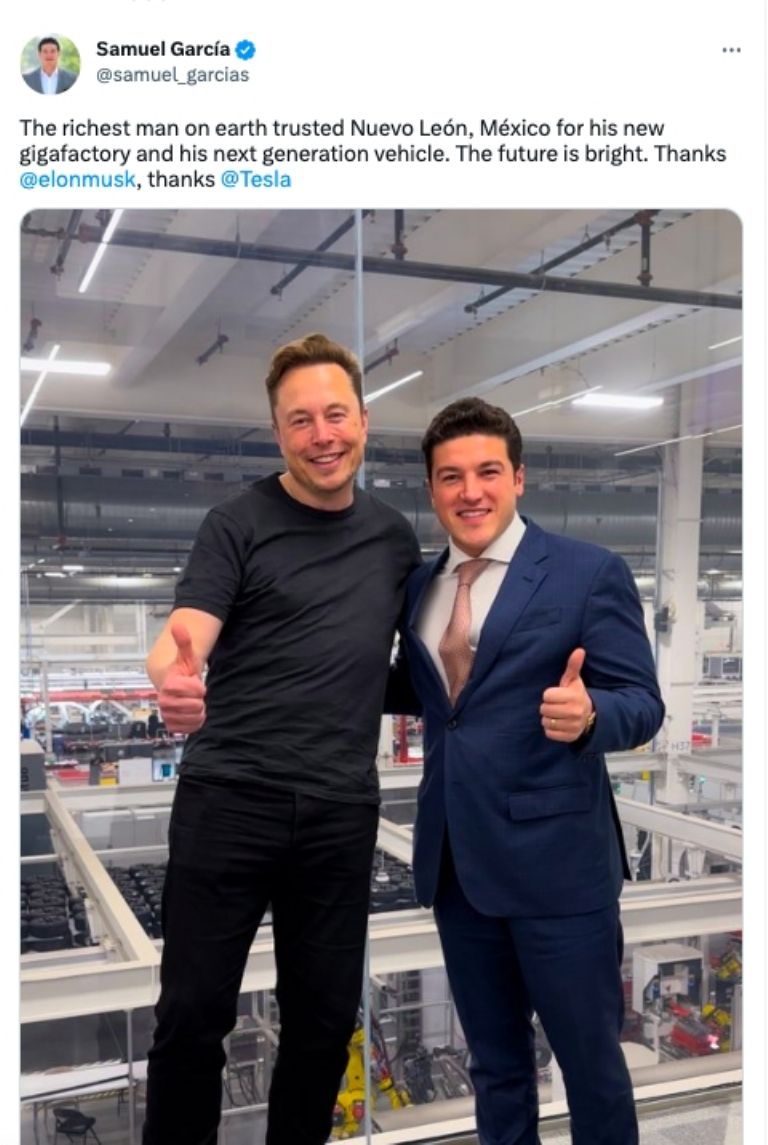 Samuel García y Elon Musk 