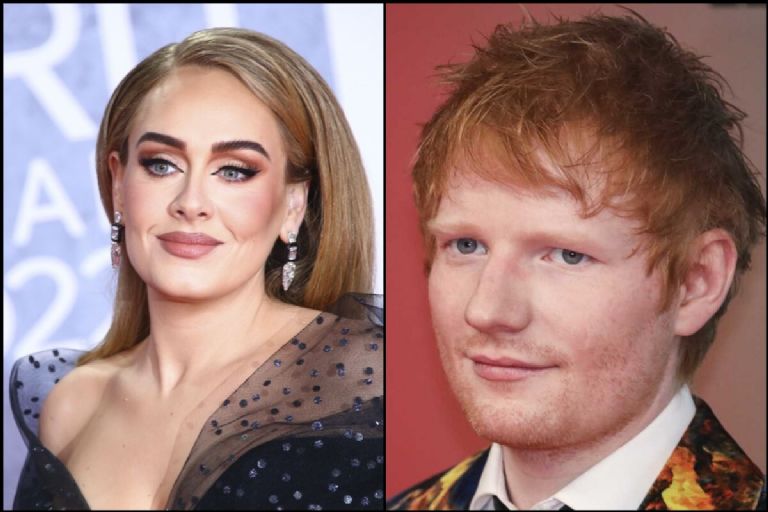 Adele y Ed Sheeran