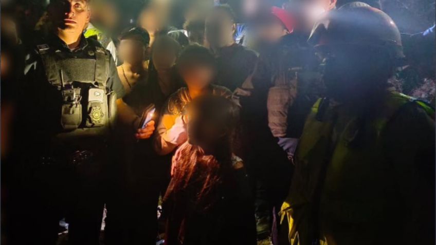 Tras horas de pánico rescatan a 8 menores extraviados en la GAM, en la CDMX
