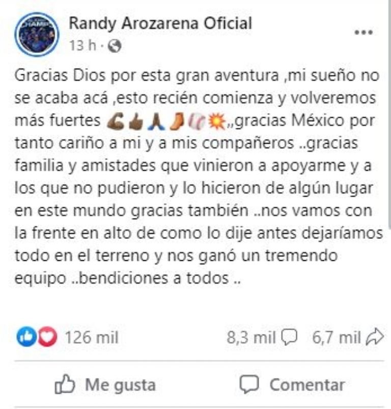 Randy Arozarena promete volver más fuerte con México: "Mi sueño no se acaba acá, esto recién comienza"