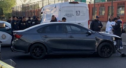 Sujeto se estrella y muere en un Audi robado después de una balacera contra policías en la CDMX