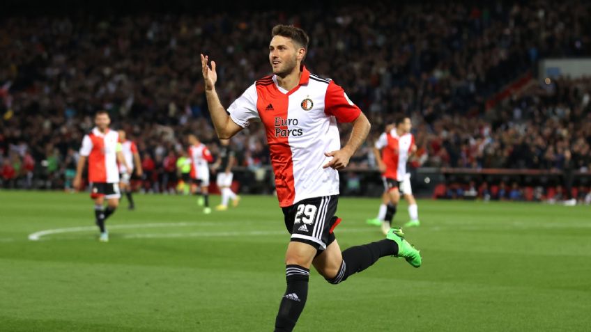 Santiago Giménez a la par de Hugo Sánchez y 'Chicharito' Hernández gracias a esta marca alcanzada