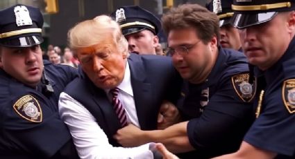 Tras anunciar su arresto, Trump quiere que medios le tomen fotos esposado: IA ya difundió su detención