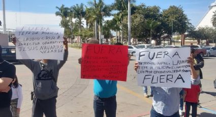 Lamarque Cano, intolerante a las protestas de policías en el municipio de Cajeme