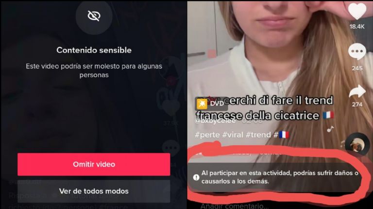 TikTok emite advertencias