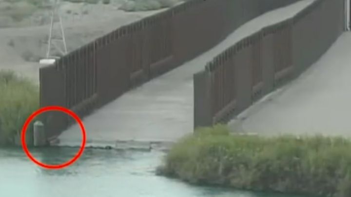 FUERTE VIDEO: Exhiben en redes sociales a un "coyote" abandonar a un bebé en el Río Colorado