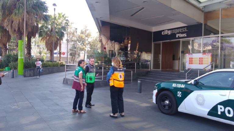 Autoridades se movilizaron por un accidente en CDMX. Foto: Twitter