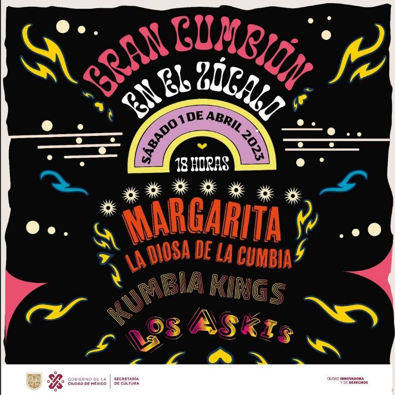 Gran cumbión en el Zócalo