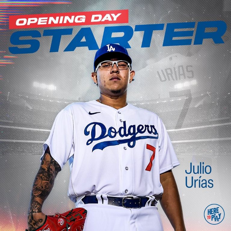 Los Angeles Dodgers confirman al mexicano Julio Urías como abridor en el 'opening day' de la MLB