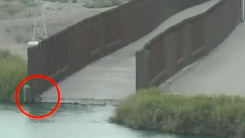 FUERTE VIDEO: Exhiben en redes sociales a un "coyote" abandonar a un bebé en el Río Colorado