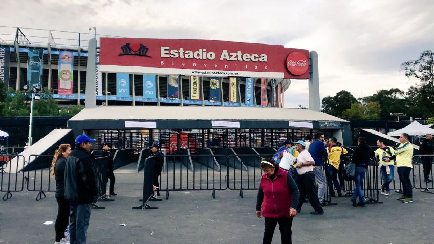 Más de 200 policías estuvieron en el estadio Azteca para el clásico femenil entre América y Chivas