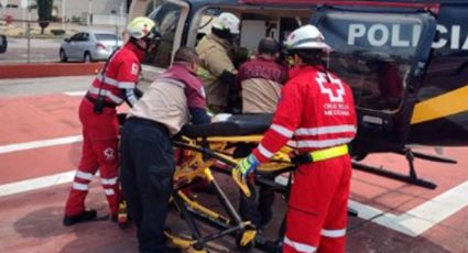 Carnicero de 17 años pierde la mano en máquina y lo trasladan en helicóptero al hospital en la CDMX