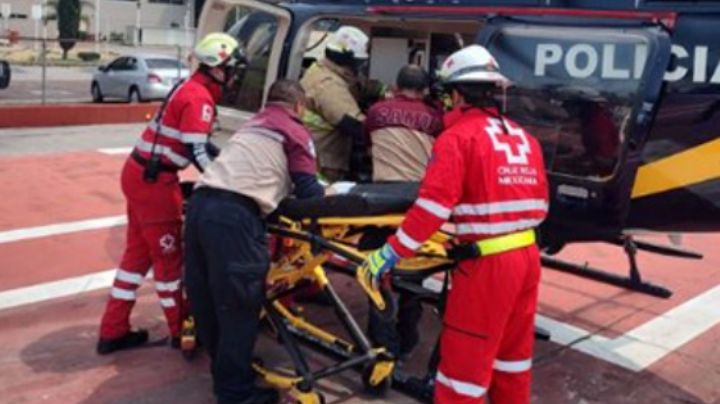 Carnicero de 17 años pierde la mano en máquina y lo trasladan en helicóptero al hospital en la CDMX