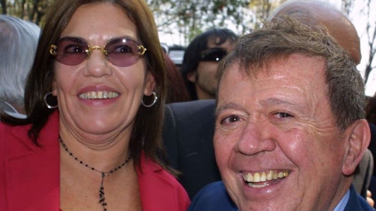 Chabelo y su esposa