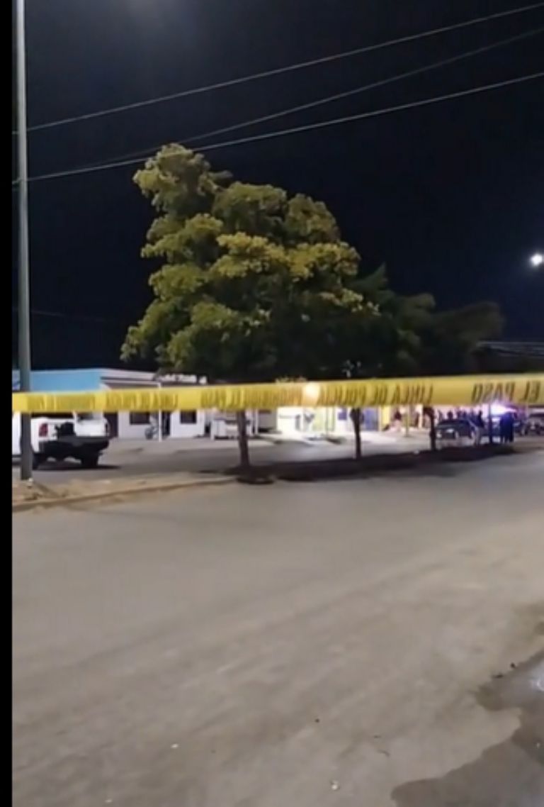 Autoridades se movilizaron por una balacera en Cajeme. Foto: Facebook