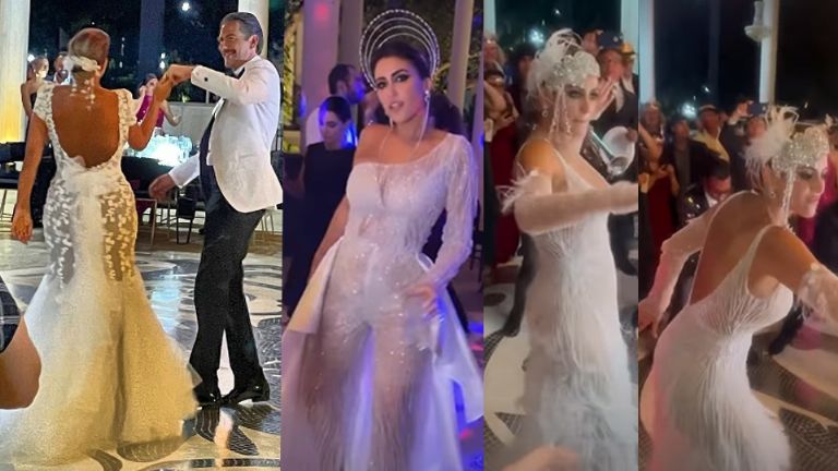 Sofía lució tres diferentes vestidos