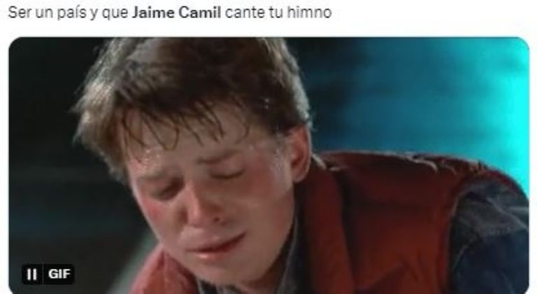 Jaime desató los memes tras su interpretación