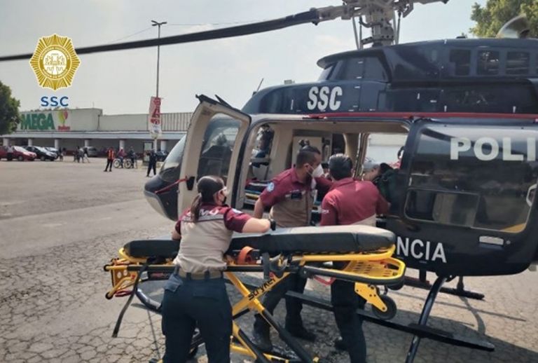 Carnicero pierde la mano y lo trasladan