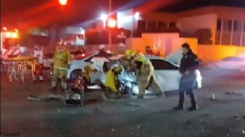 FOTOS: Fatídico accidente vehicular en Ciudad Obregón deja varias víctimas; autoridades se movilizan