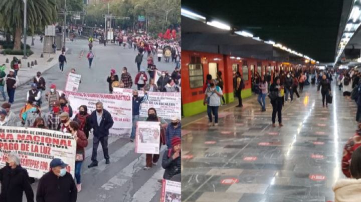 Que no se te haga tarde: Manifestaciones y retrasos en la L3 del Metro causan caos en la CDMX