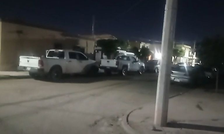 Balacera en Ciudad Obregón deja dos víctimas. Foto: Facebook