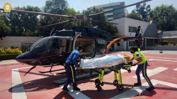 Tras electrocutarse y presentar quemaduras en el 40% del cuerpo trasladan a hombre en la CDMX