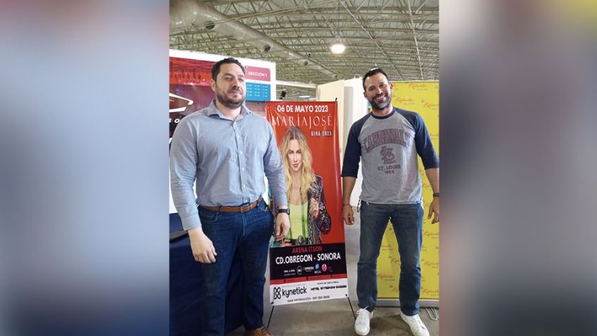 María José se presentará el próximo 6 de mayo en la Arena Itson de Ciudad Obregón en su Gira 2023
