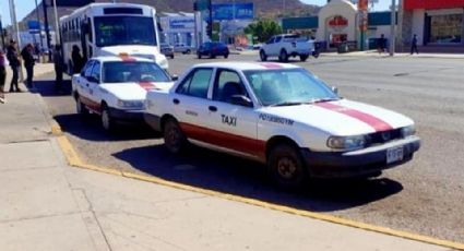Taxis sin rotulación oficial en Guaymas serán resguardados, advierte delegación del IMTE