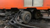 FOTOS: Se descarrila un vagón del Metro de la CDMX en la estación Indios Verdes de la Línea 3